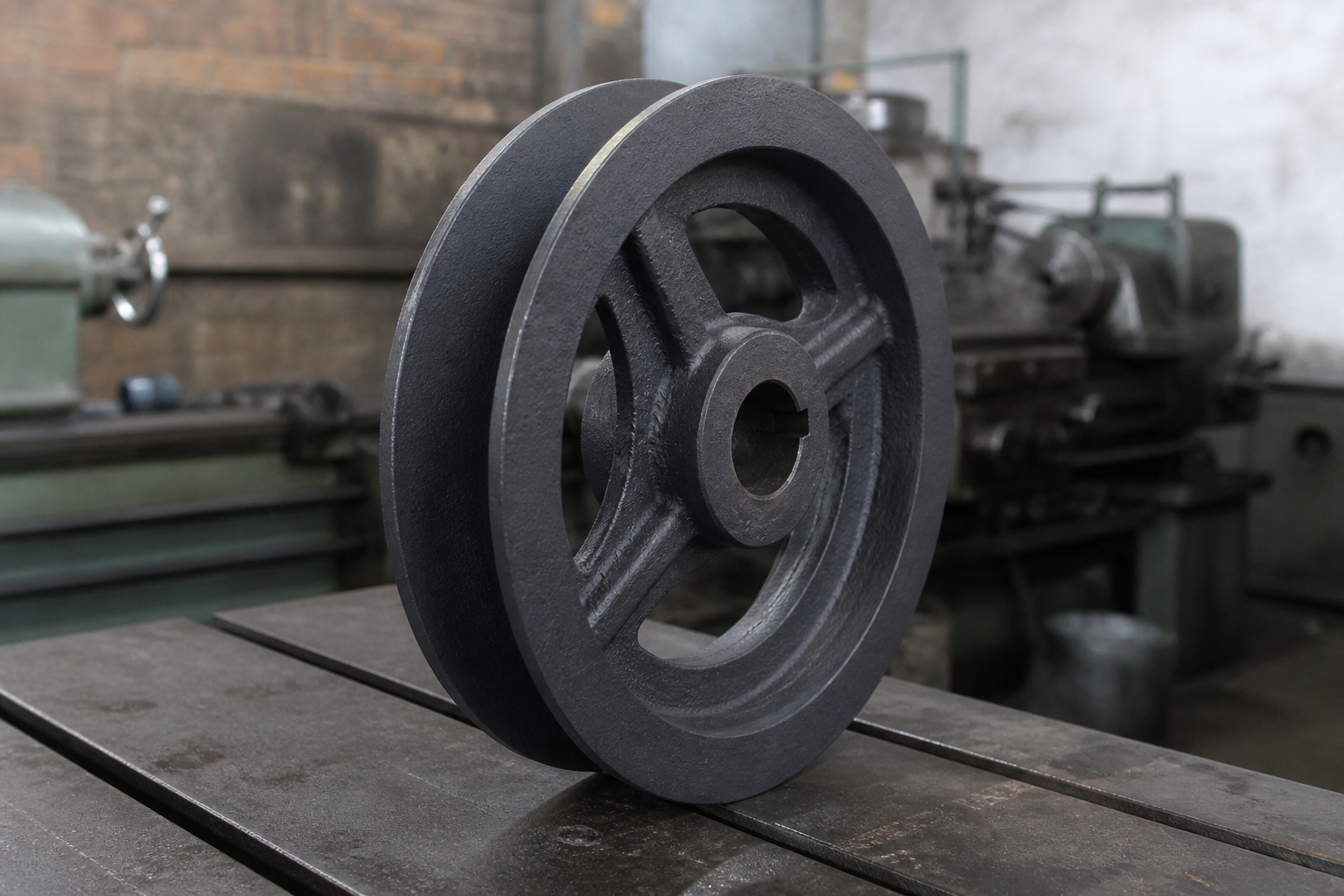 Cast iron V-pulley SPA 200 mm