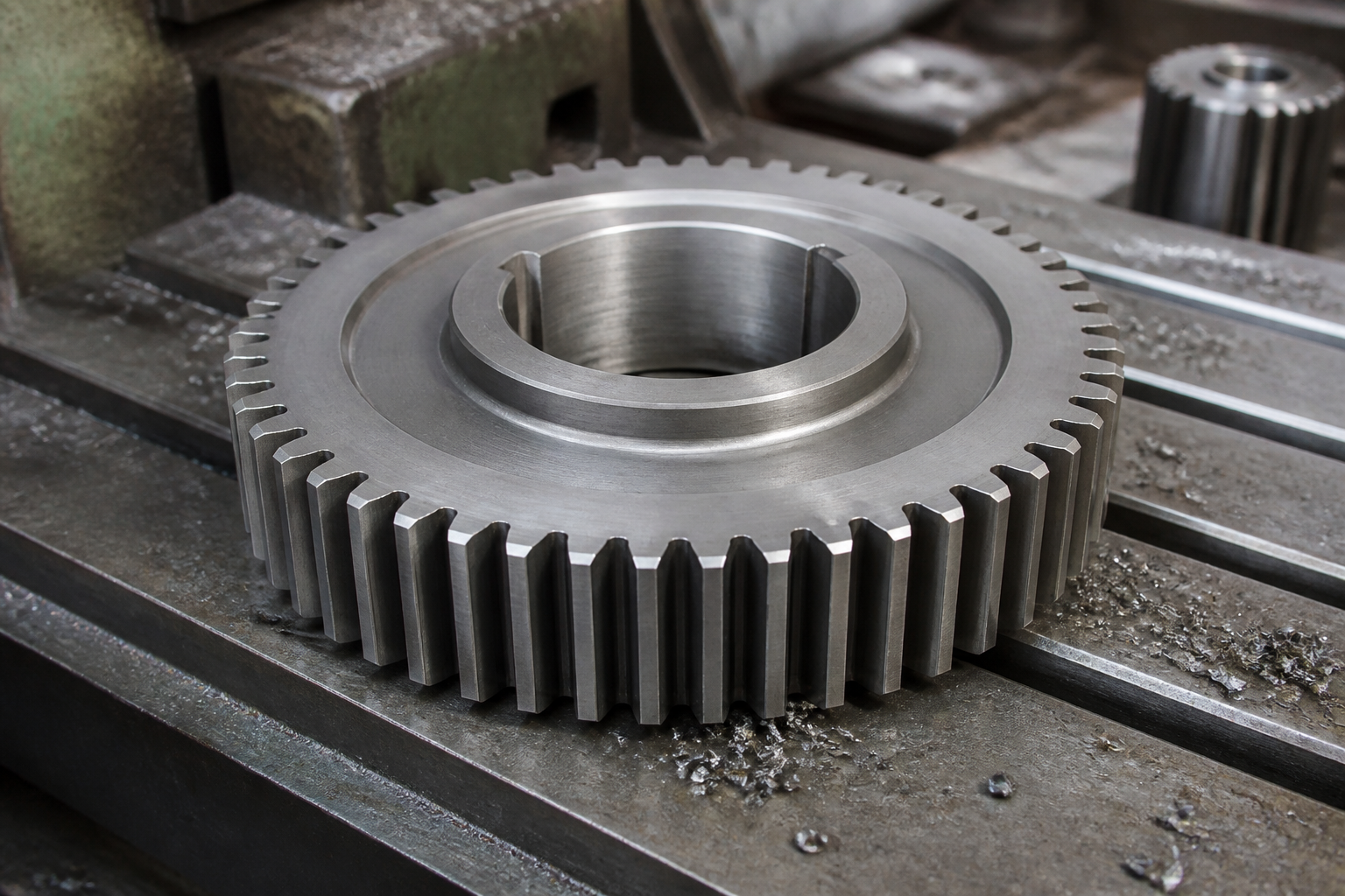 Custom spur gear 40T mill drive